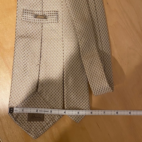 Brioni tie - beige/goldish - Picture 5 of 5